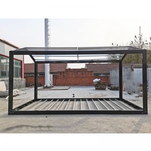 20ft pitched roof flat pack shipping container frame
