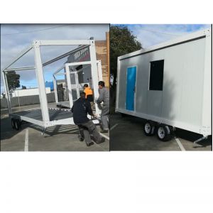 trailer container tiny house on wheels-with CE and ISO certificate