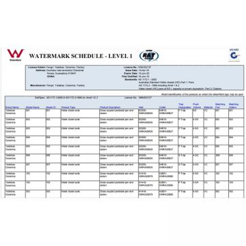 watermark certificate of toilet for shipping container houses tiny houses