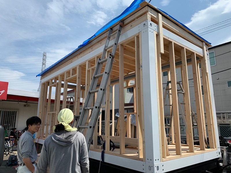 japan project container frame for house