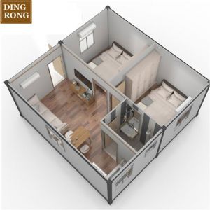 2 bedrooms container house-plans can be customized