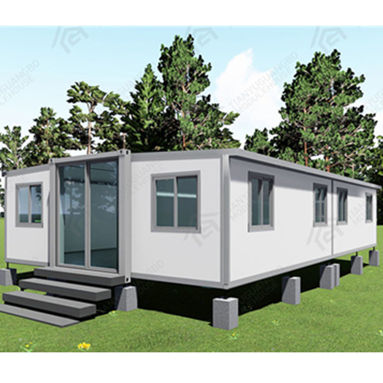 30ft folding expandable container house with 2 bedrooms