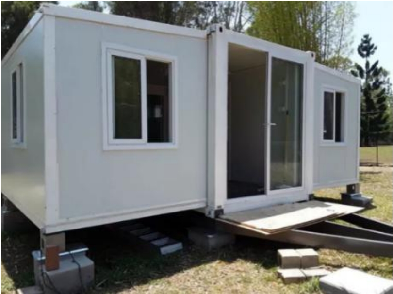 trailer 20ft foldable expandable container house on wheels