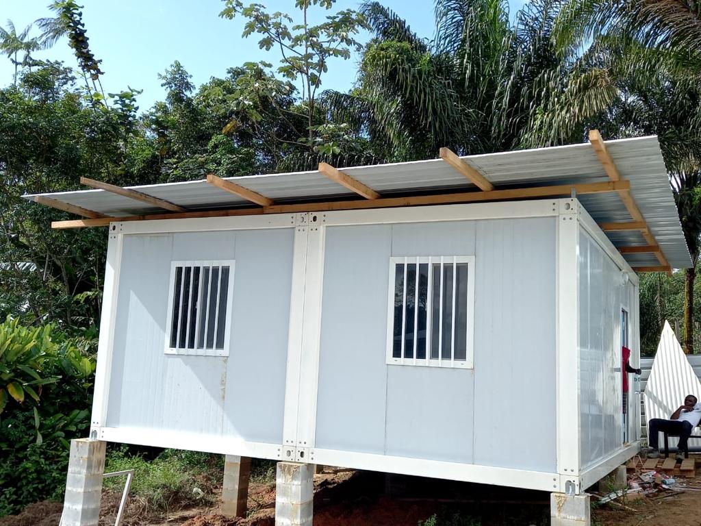 french guiana project container house prefab