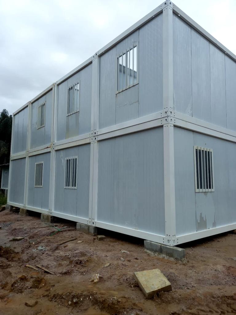 french guiana project container house prefab